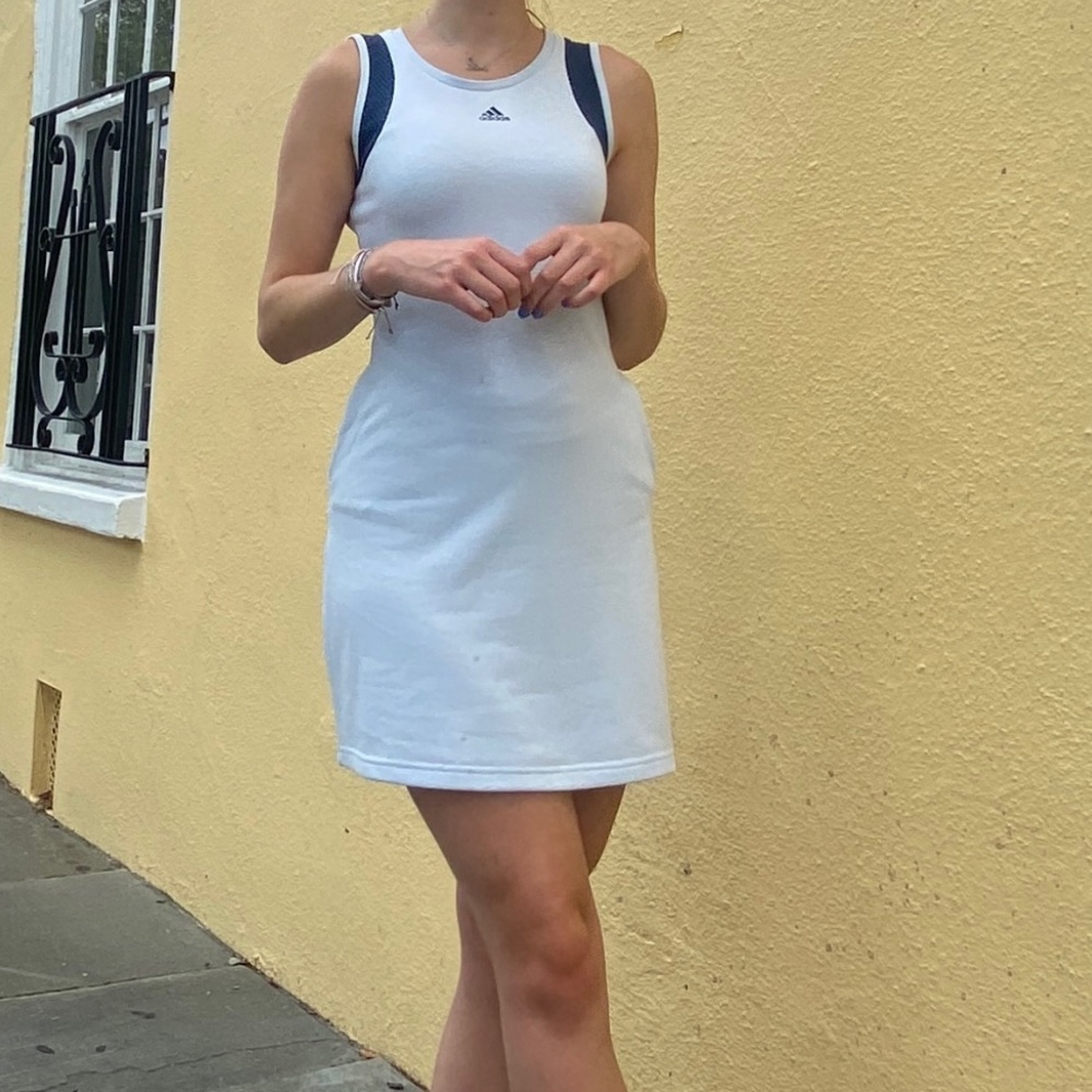 Sporty athletic dress! Blue adidas dress worn once!